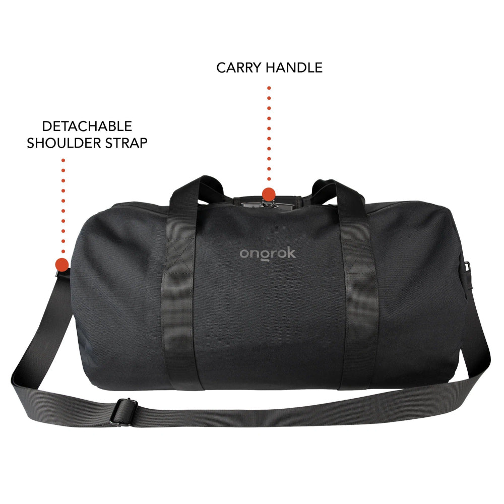 ONGROK Smell Proof Duffle Bag | Side view 2