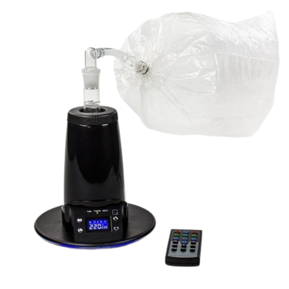 Arizer Extreme Q Vaporizer | With Bag attached