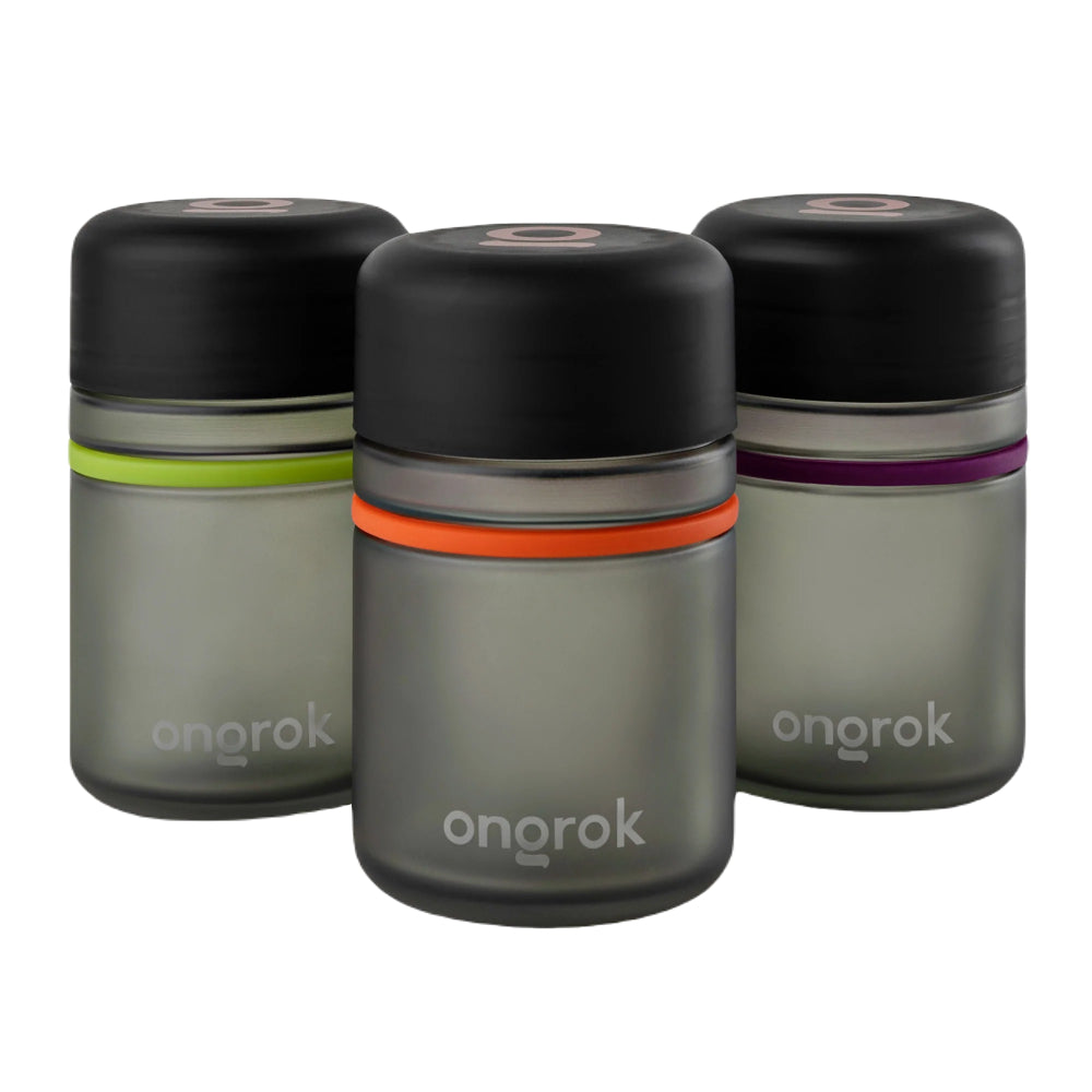 ONGROK Child Proof Storage Jar | 180ml | Pack of 3