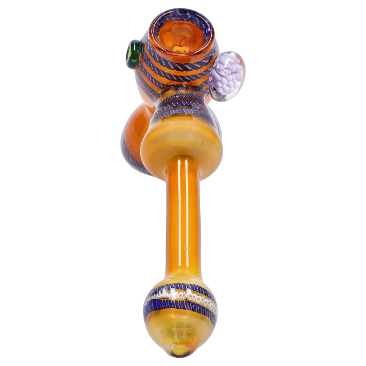 GC Gold Fume with Locket Hammer Bubbler - 9 in.