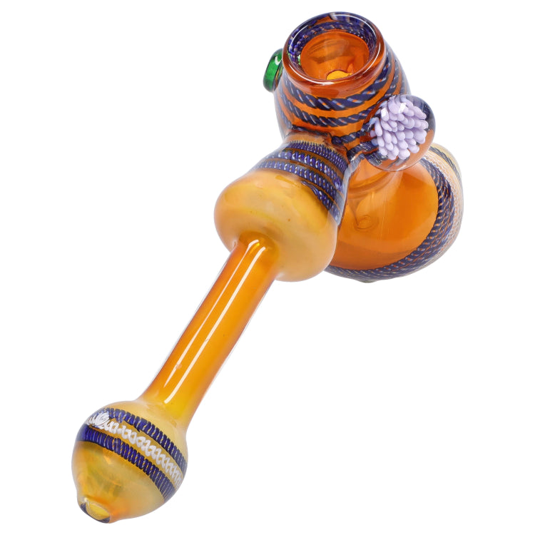 GC Gold Fume with Locket Hammer Bubbler - 9 in.