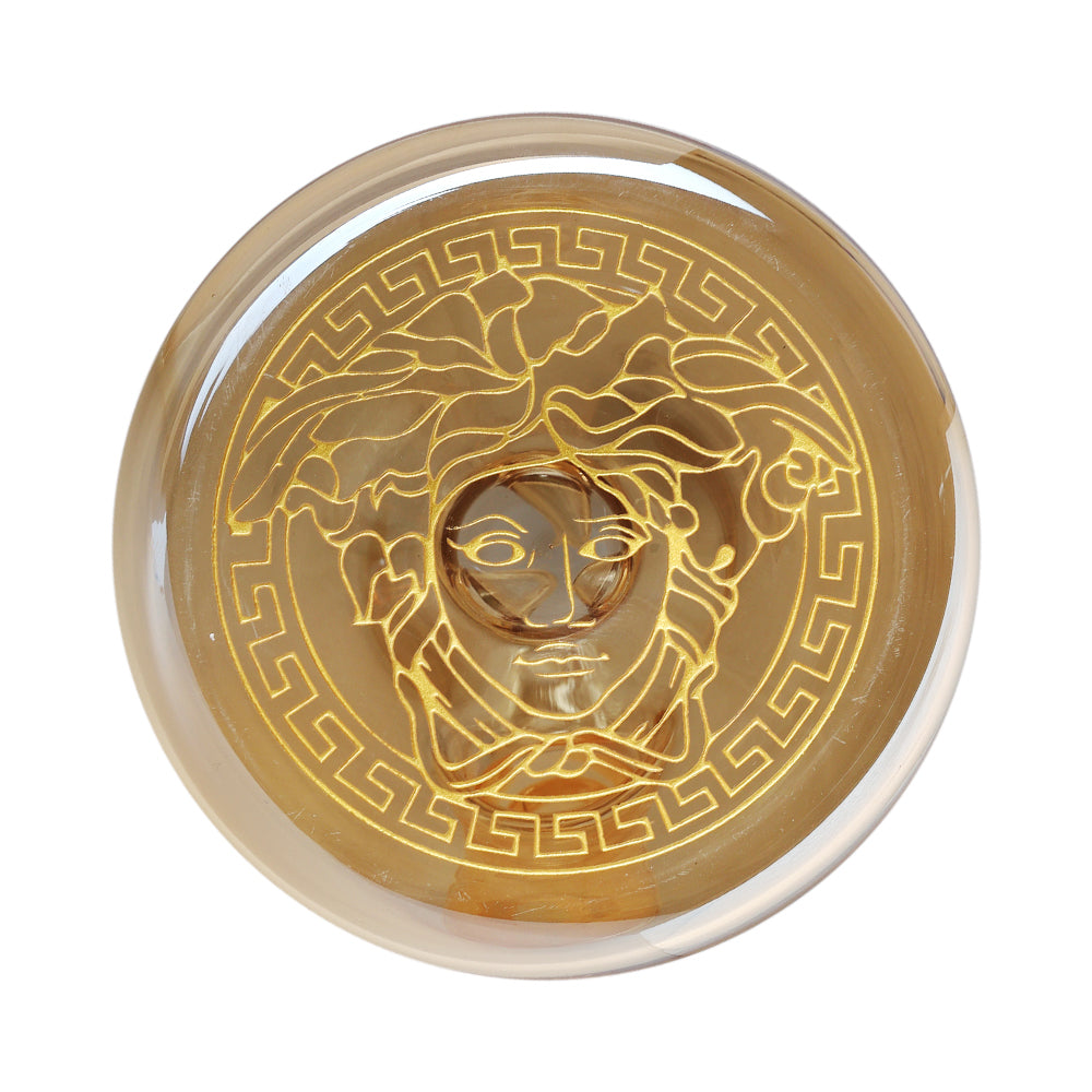 Molino Golden Medusa Beaker Base Ice Bong | Bottom view