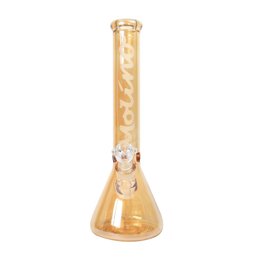 Molino Golden Medusa Beaker Base Ice Bong | front View