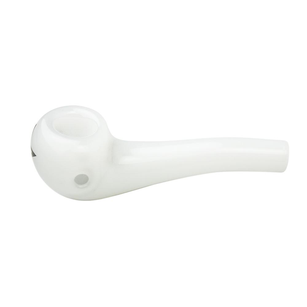Famous X Taster Hand Pipe | White - Side view