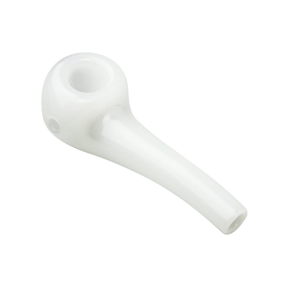 Famous X Taster Hand Pipe | White - Back view