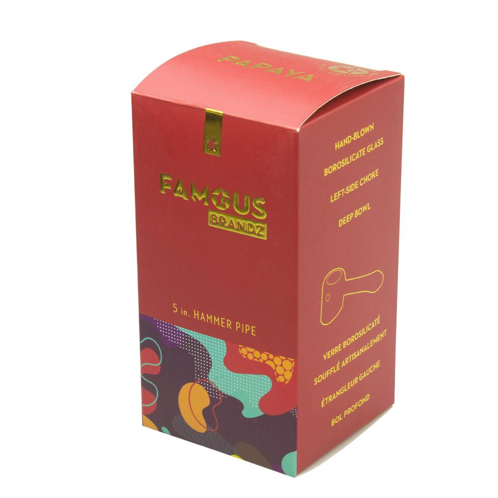 Famous Design Papaya Hammer Hand Pipe - Box