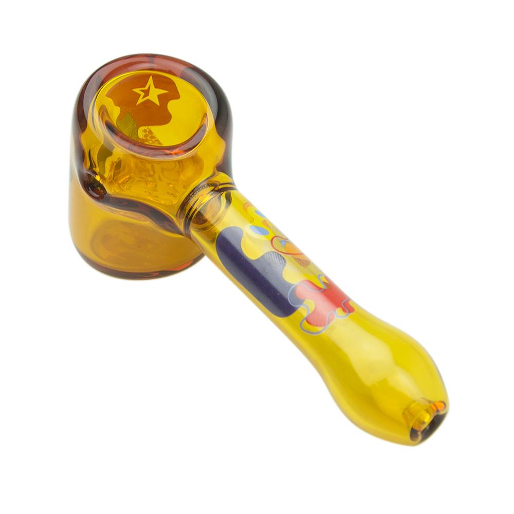 Famous Design Papaya Hammer Hand Pipe - Top view