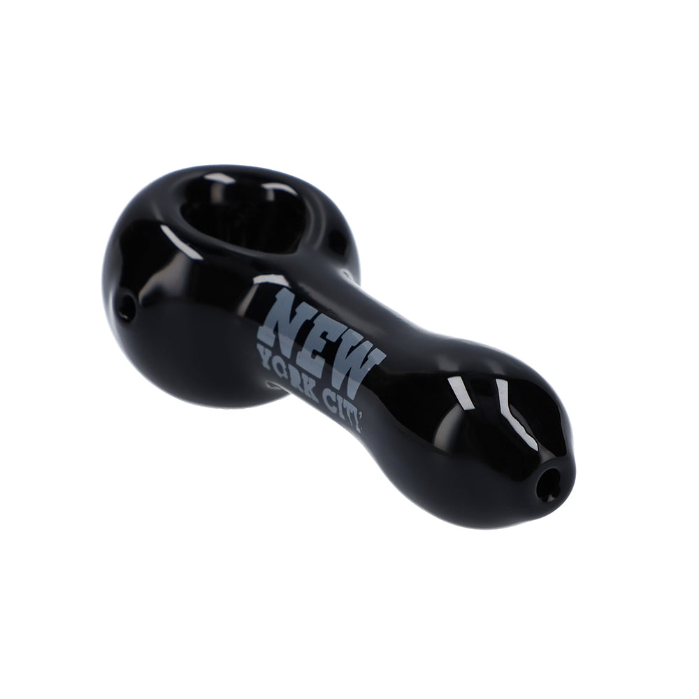 Famous Brandz Jimi NYC Glass Spoon Pipe | 4 Inch - Back View 1
