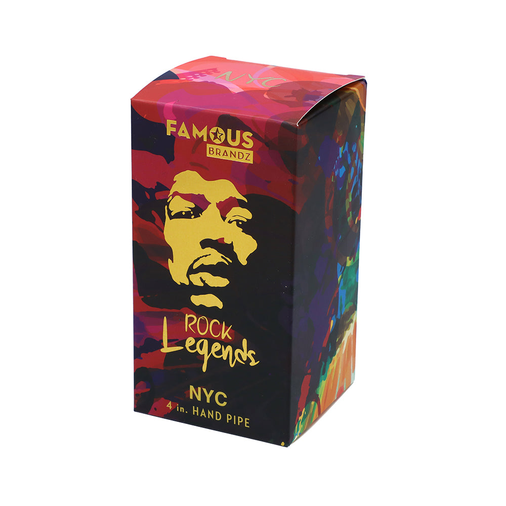 Famous Brandz Jimi NYC Glass Spoon Pipe | 4 Inch - Box 