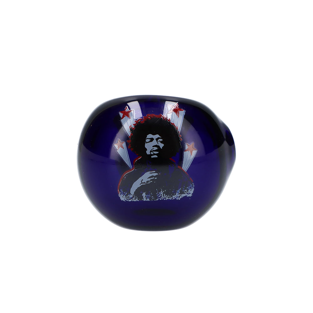 Famous Brandz Jimi Star Glass Spoon Pipe | 4 Inch - Front View