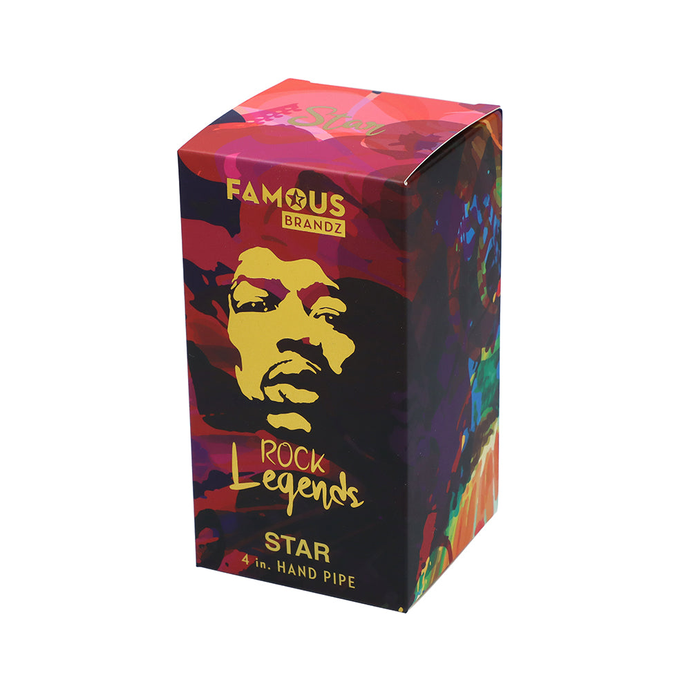 Famous Brandz Jimi Star Glass Spoon Pipe | 4 Inch - Box