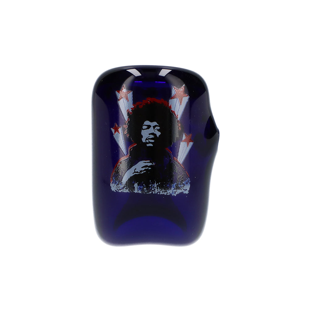 Famous Brandz Jimi Star Glass Sherlock Pipe | 4 Inch - Front View 