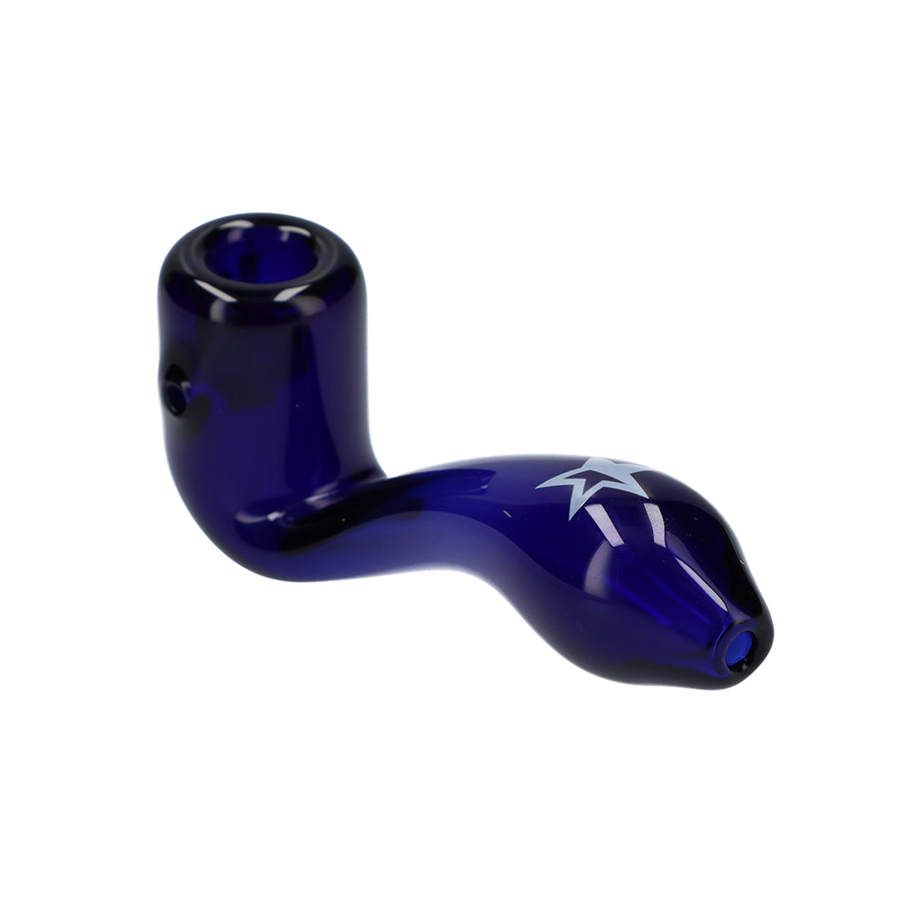 Famous Brandz Jimi Star Glass Sherlock Pipe | 4 Inch - Back View 1