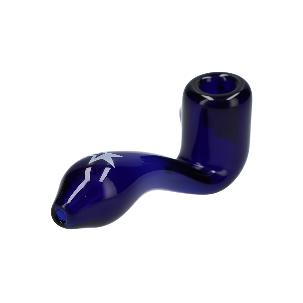 Famous Brandz Jimi Star Glass Sherlock Pipe | 4 Inch - Back View 2