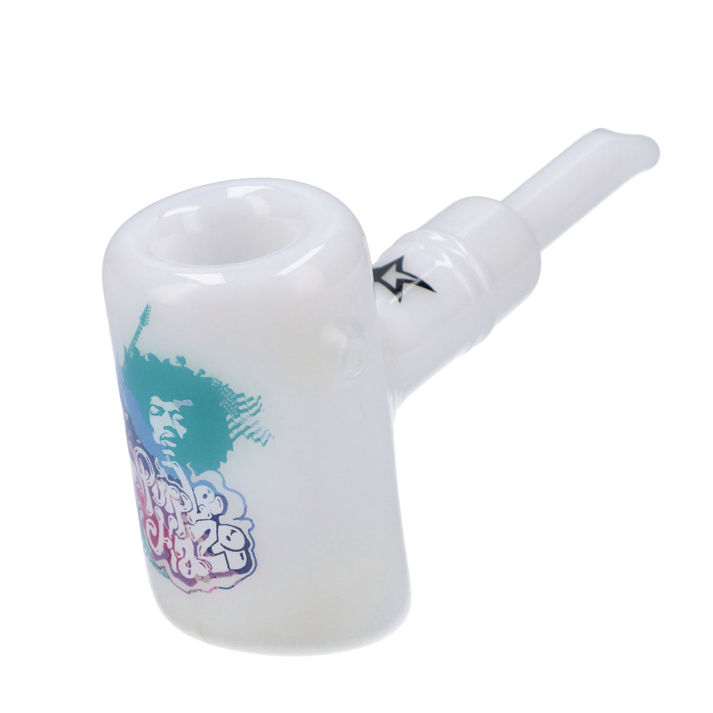 Famous Brandz Jimi Purple Haze Sherlock Hammer Pipe | 6 Inch - Side View 
