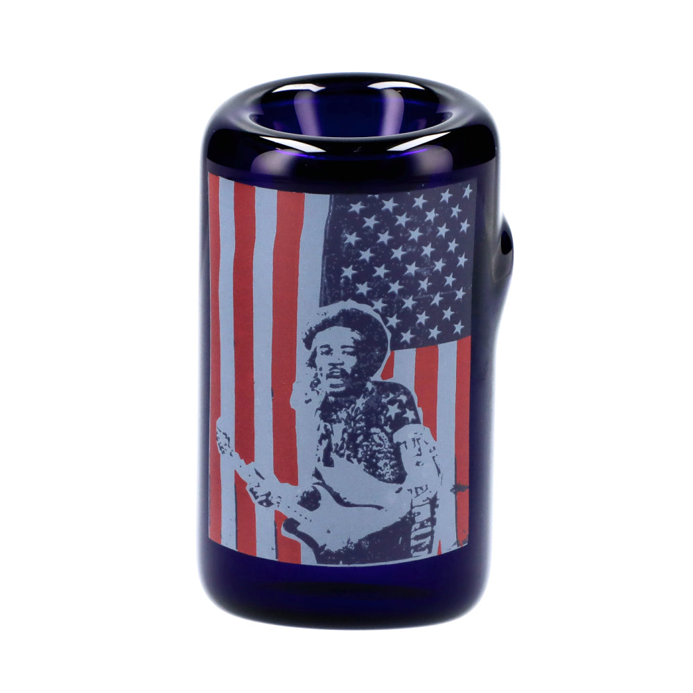 Famous Brandz Jimi USA Sherlock Hammer Pipe | 6 Inch - Front View 