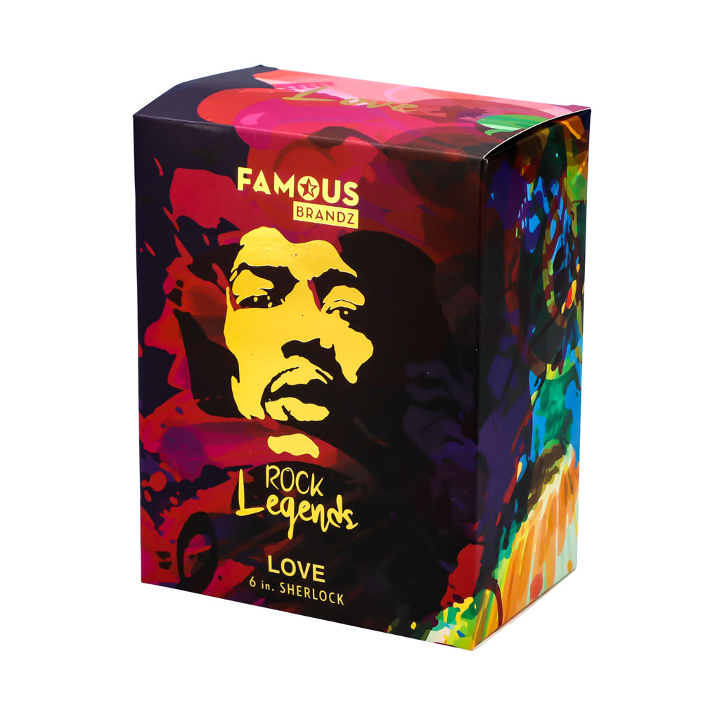 Famous Brandz Jimi Love Sherlock Hammer Pipe | 6 Inch - Box