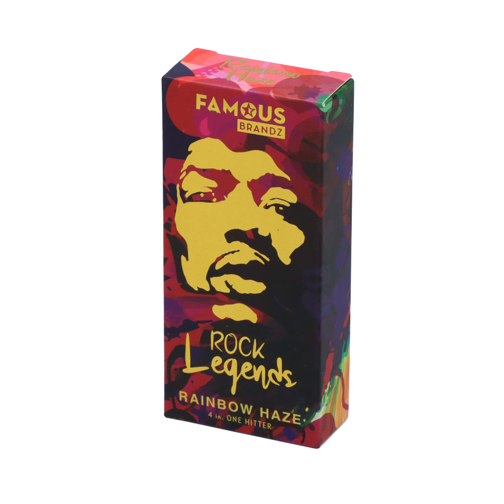 Famous Brandz Jimi Rainbow Haze Dugout Pipe | 4 Inch | Box 