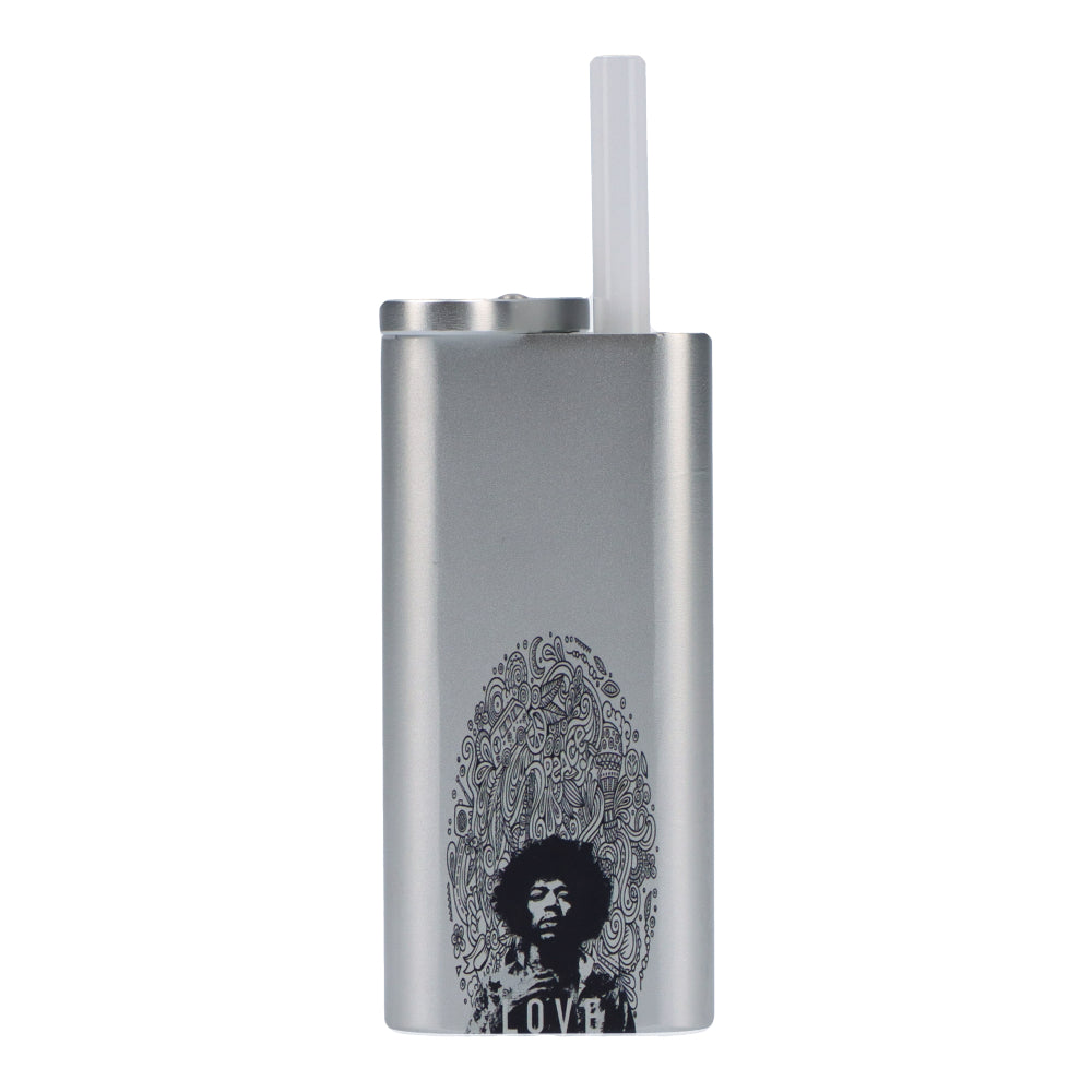 Famous Brandz Jimi Love Dugout Pipe | 4 Inch | Front View with One-Hitter