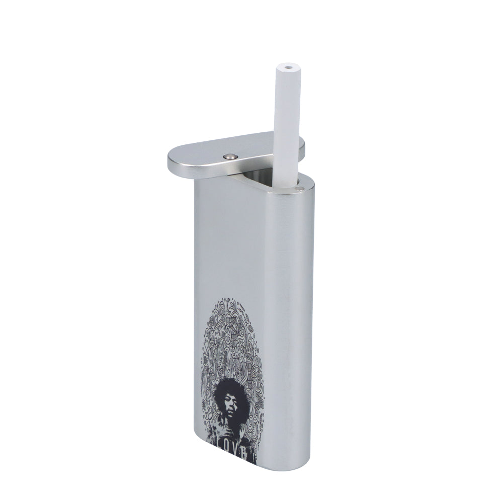 Famous Brandz Jimi Love Dugout Pipe | 4 Inch | Swivel Lid