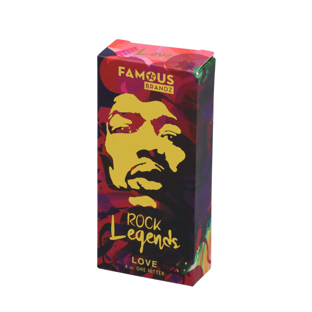 Famous Brandz Jimi Love Dugout Pipe | 4 Inch | Box