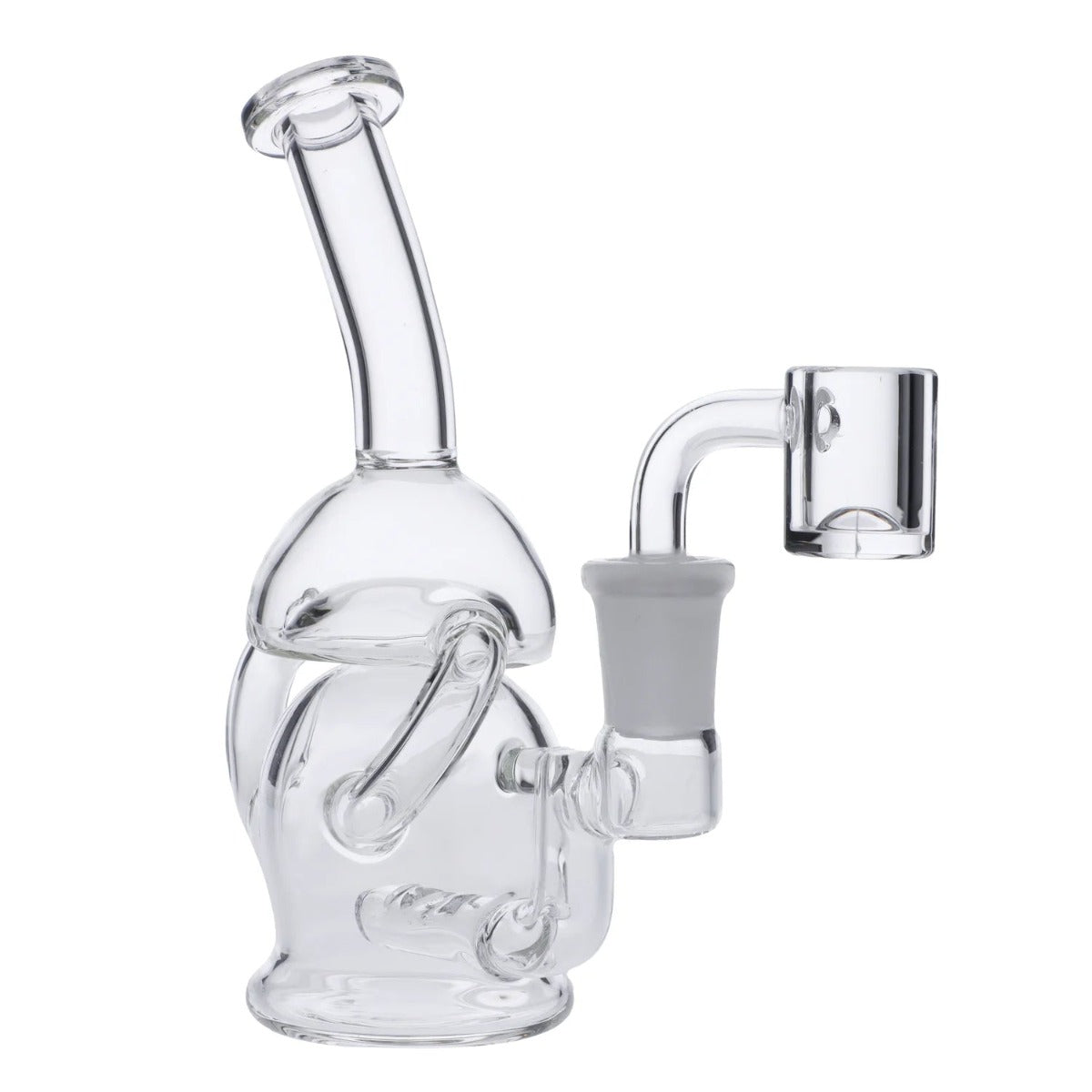Mini recycler Dab Rig 6 inch