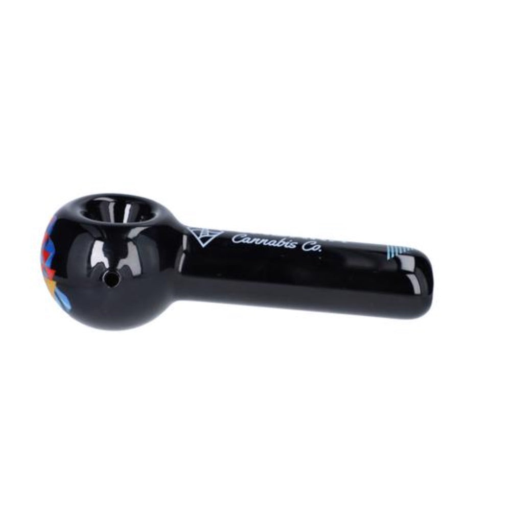 Cabana Cannabis Co. The Afterglow Spoon Hand Pipe | 5 Inch | Black | side view 2