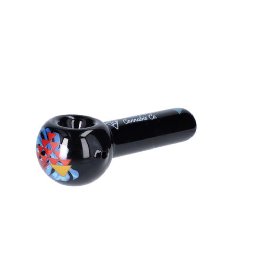 Cabana Cannabis Co. The Afterglow Spoon Hand Pipe | 5 Inch | Black | side view 1