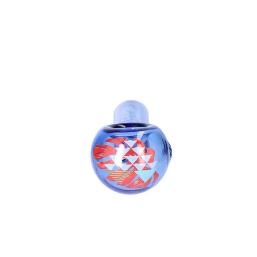 Cabana Cannabis Co. The Afterglow Spoon Hand Pipe | 5 Inch | Blue | front view