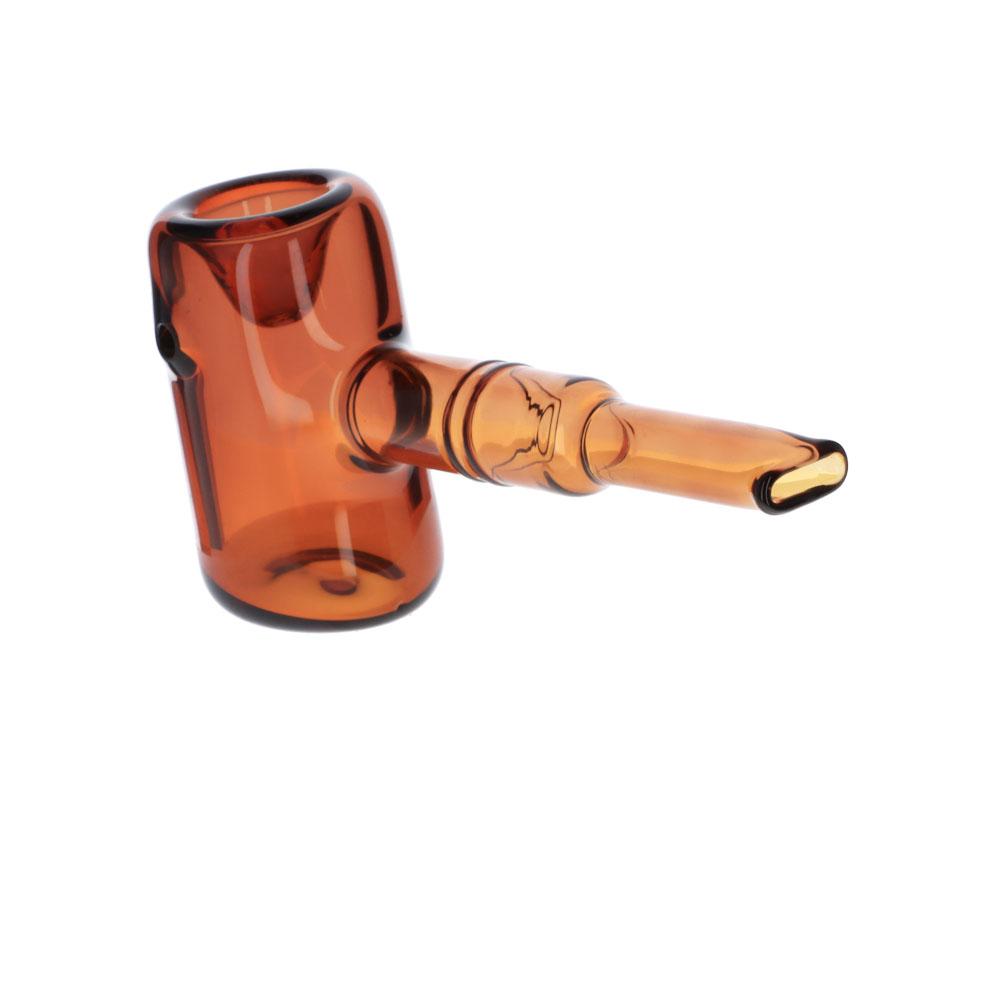 Everyday Essentials Sherlock Hammer Pipe | 5 Inch | Amber | side view 3