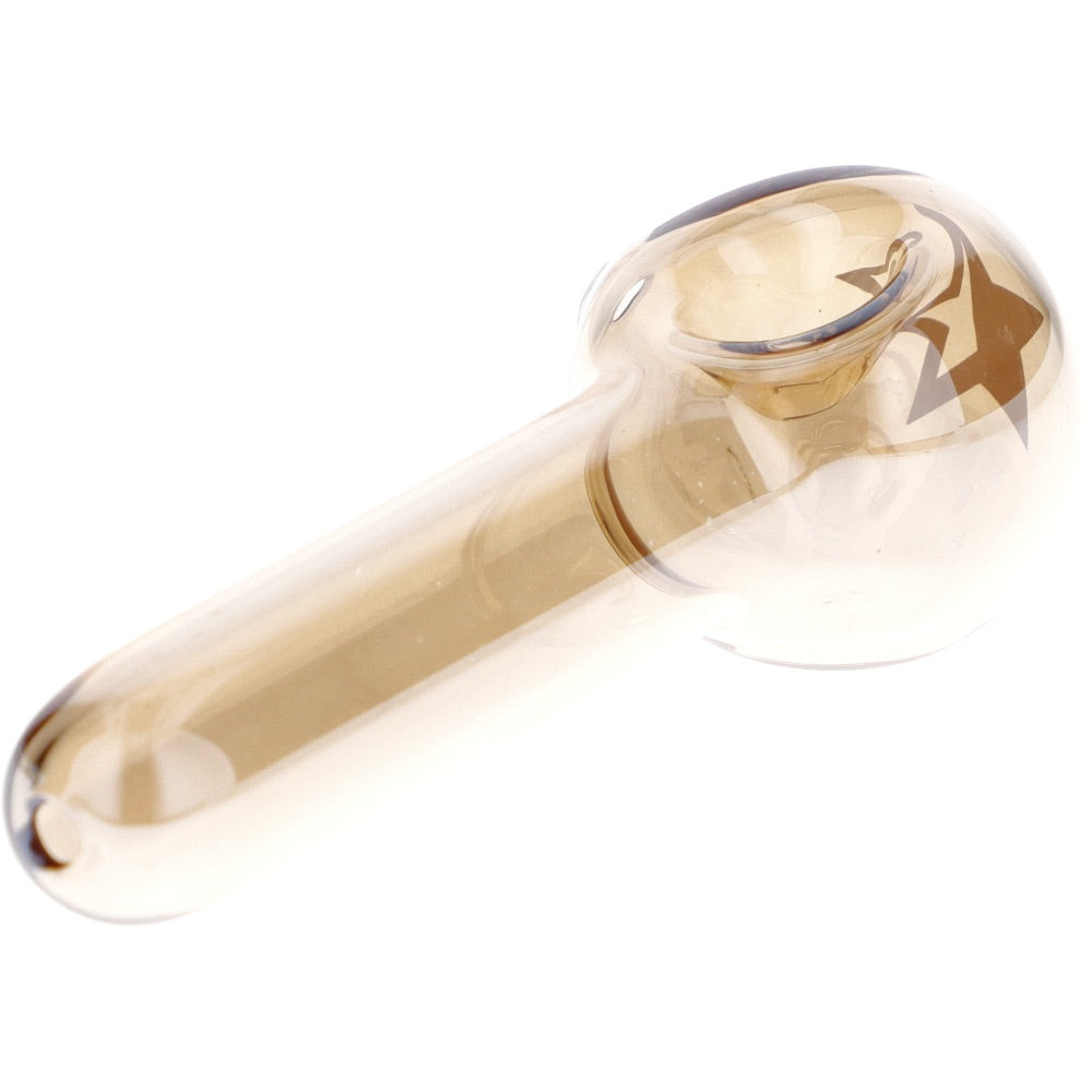Famous X Fumed Spoon Hand Pipe | Gold | side view 4