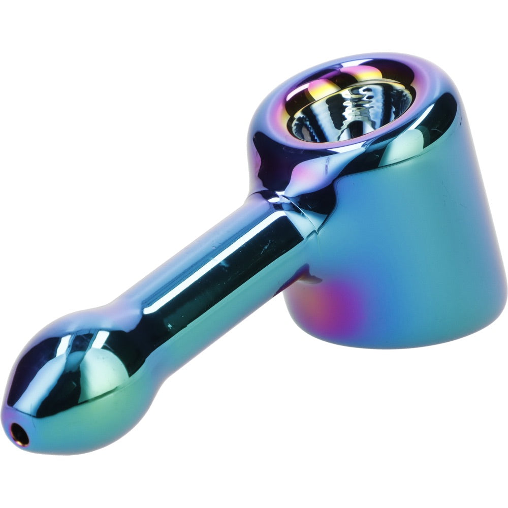 Famous X Prism Fumed Hammer Pipe | side view 4