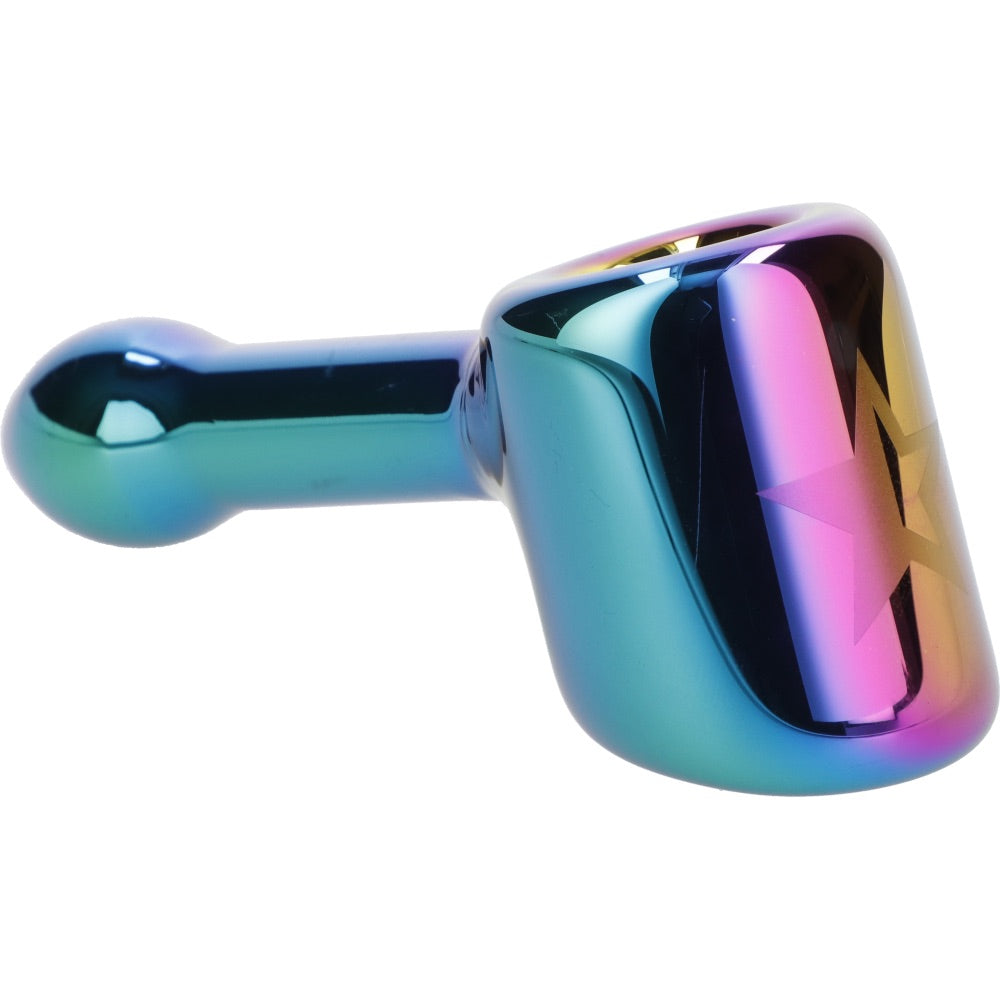 Famous X Prism Fumed Hammer Pipe | side view 5