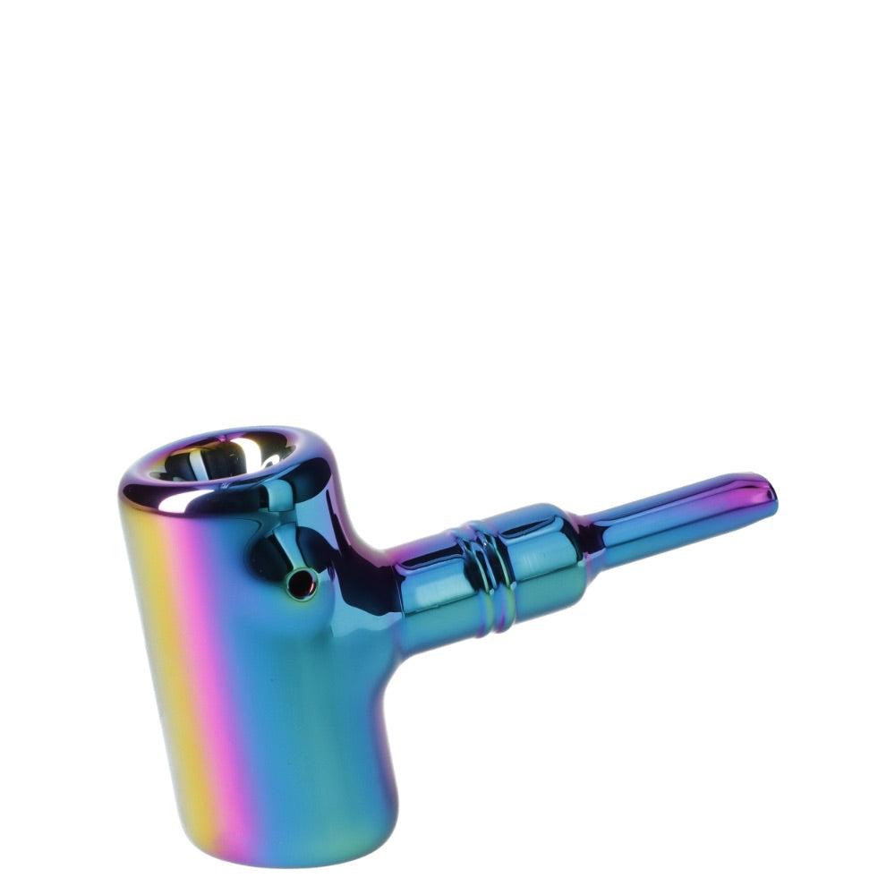 Famous X Fumed Large Sherlock Pipe | Rainbow | side view 2