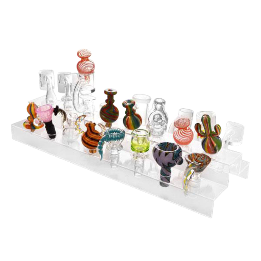 Banger & Bowl Clear Acrylic Display Holder | With bowls and bangers