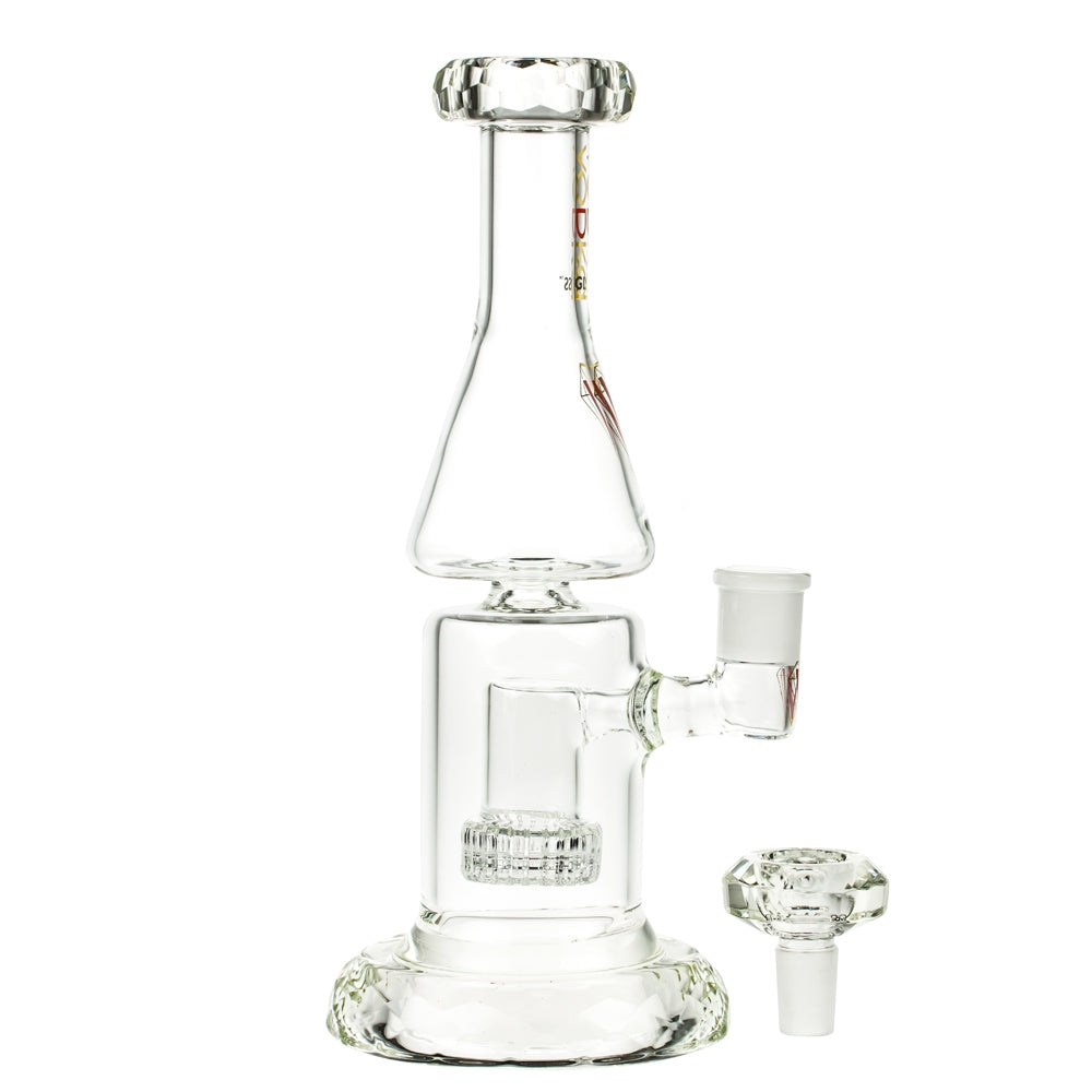 Vodka Glass Rosaline Diamond Series Bong | Herb Bowl Included