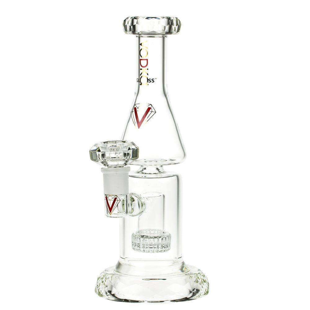 Vodka Glass Rosaline Diamond Series Bong | Side View 2