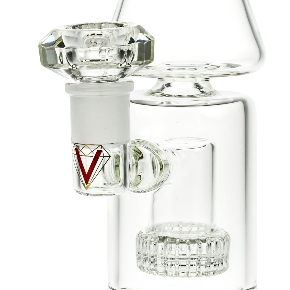 Vodka Glass Rosaline Diamond Series Bong | Close Up Percolator