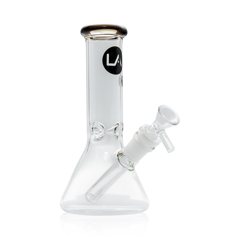 LA Pipes Beaker Base Ice Bong | 8 Inch