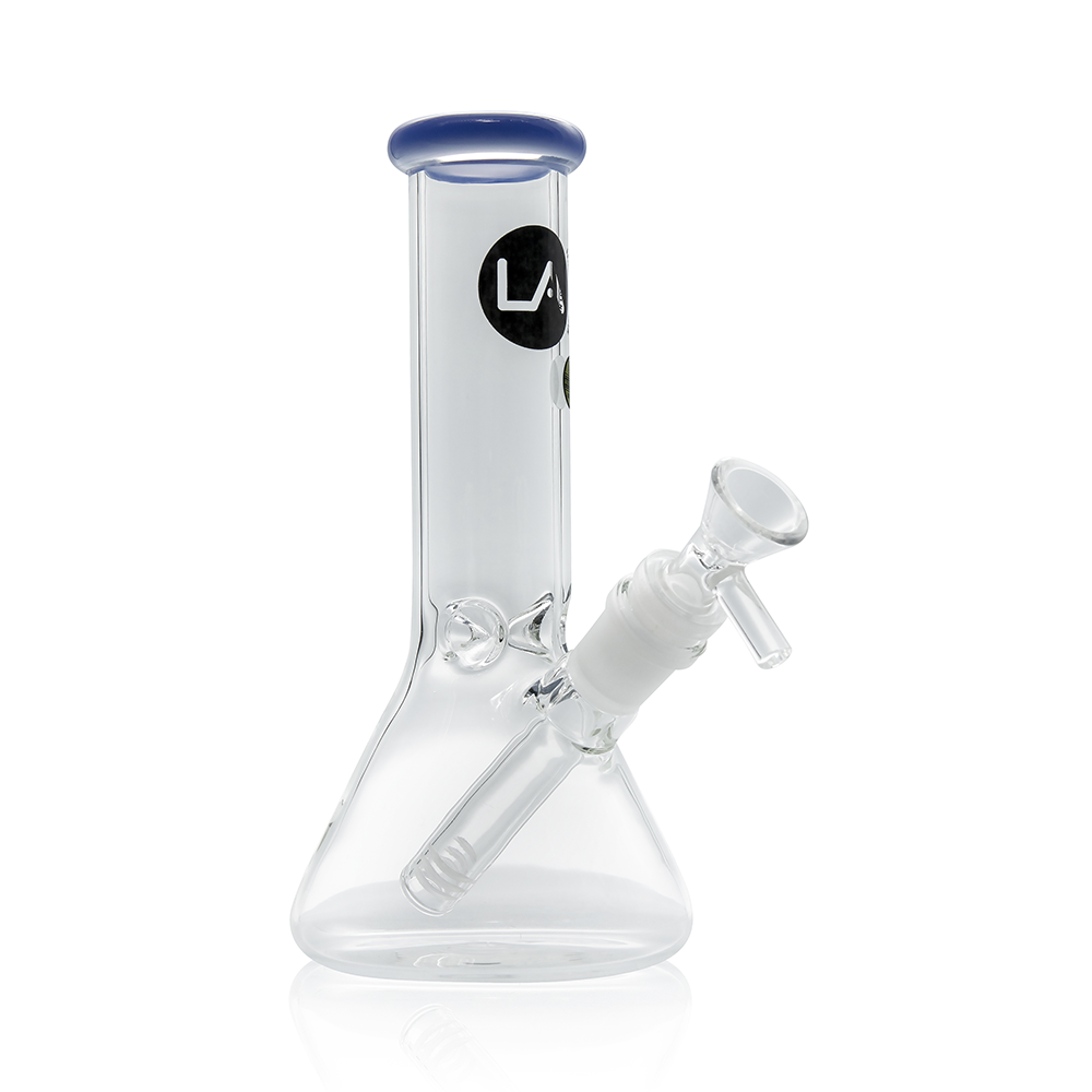 LA Pipes Beaker Base Ice Bong | 8 Inch