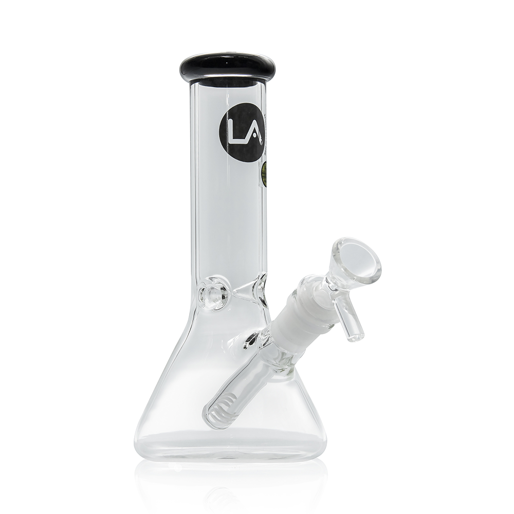 LA Pipes Beaker Base Ice Bong | 8 Inch