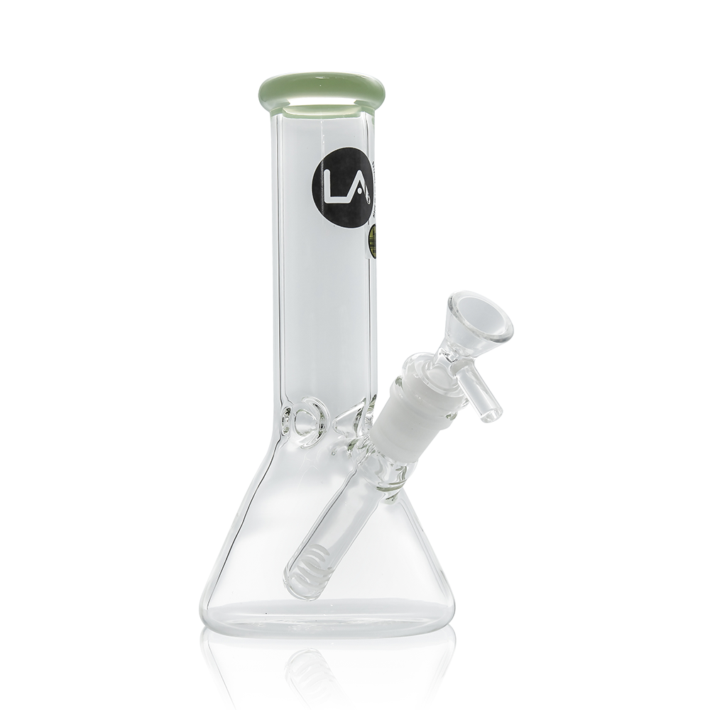 LA Pipes Beaker Base Ice Bong | 8 Inch