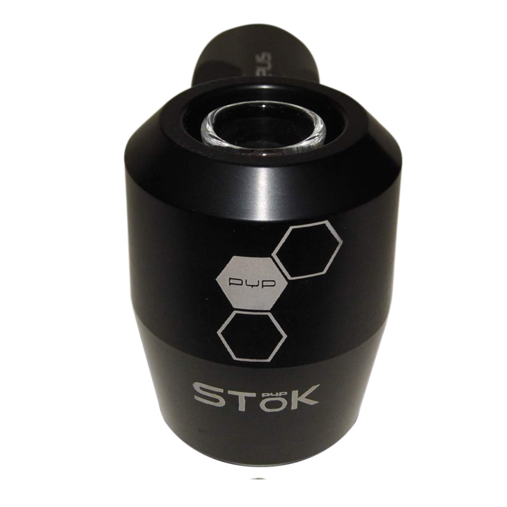 Pyptek Prometheus Titan Smoking Pipe | Black | front view