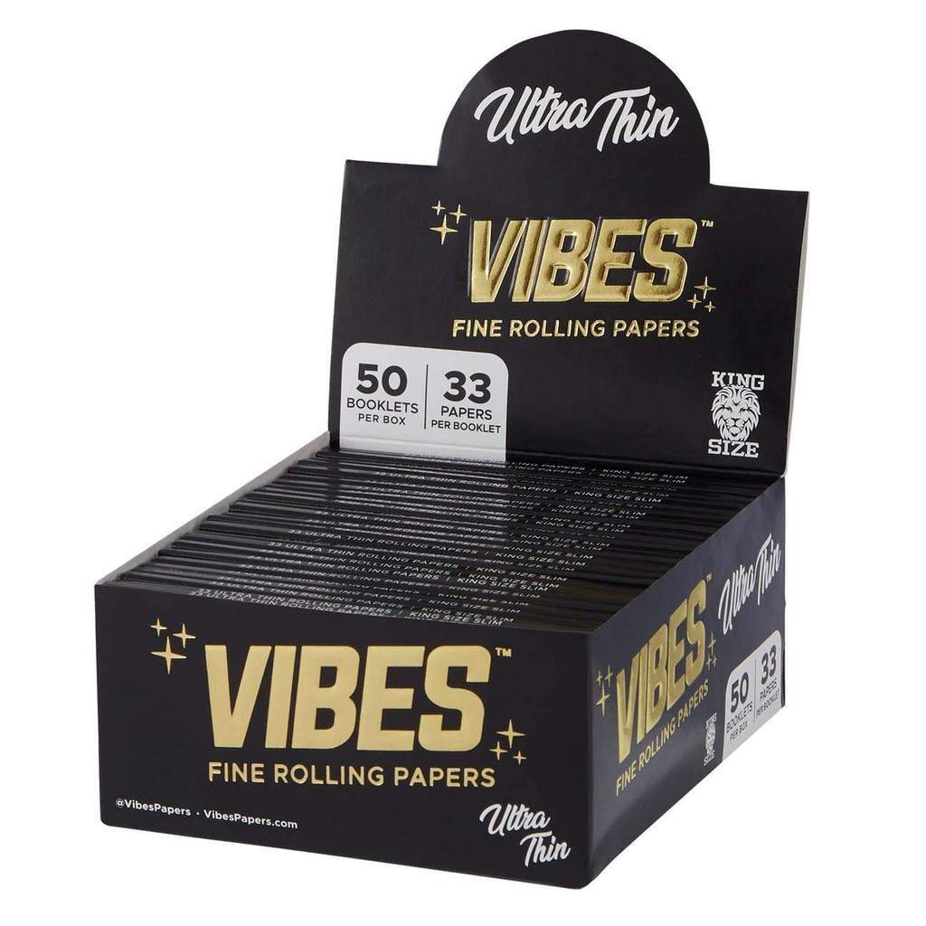 VIBES King Size Slim Ultra Thin Rolling Papers