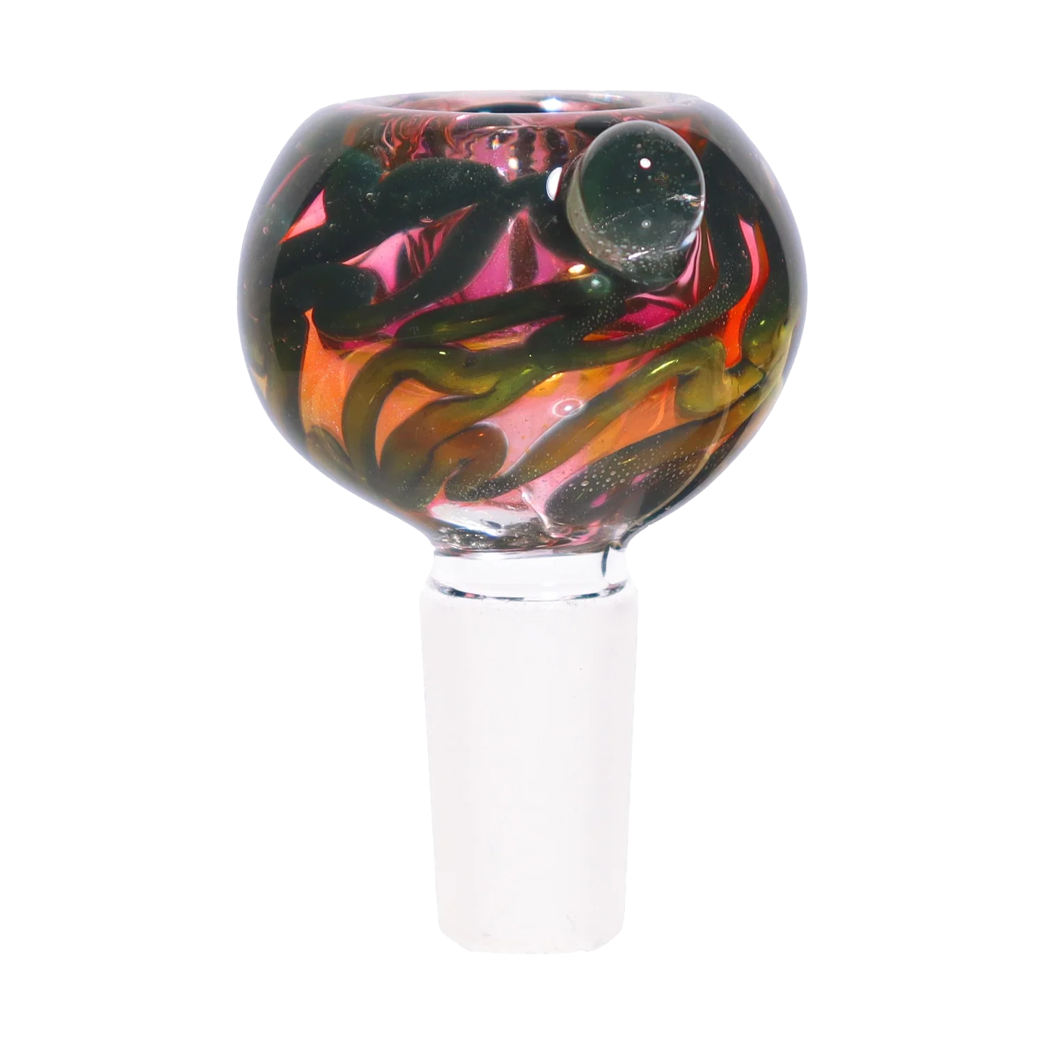 GC Pink Swirl Bowl - 14mm