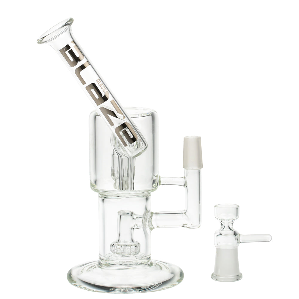 Blaze Glass Bubbler with Showerhead & Keg Diffuser - Bowl Included 