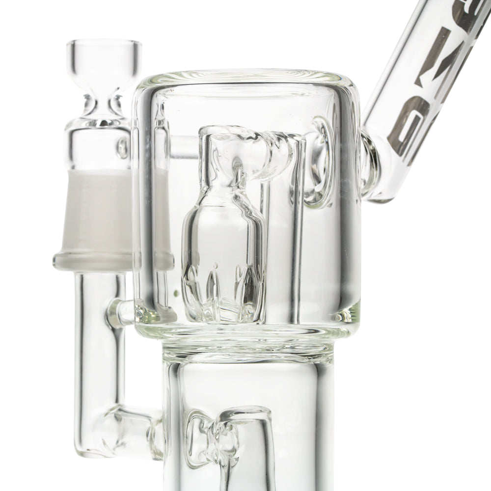 Blaze Glass Bubbler with Showerhead & Keg Diffuser - Close Up Keg Diffuser
