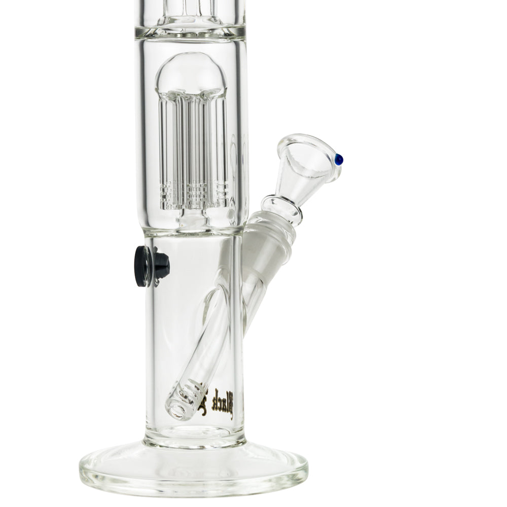 Black Leaf Baby Bongbastic 2-in-1 Percolator Ice Bong | Boxed Set- With Herb Bowl 