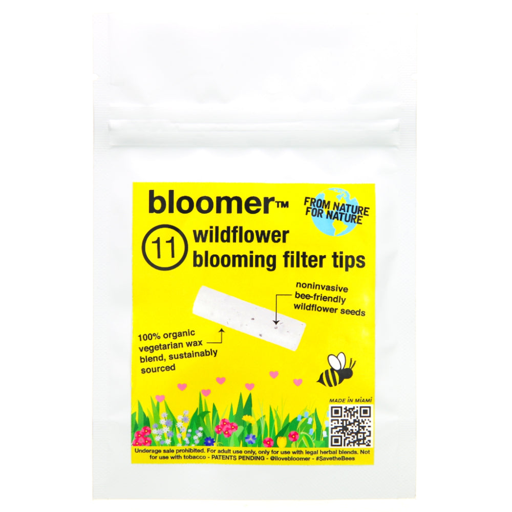 Bloomer Tips Wildflower Seed Filter Rolling Tips 11 Pack