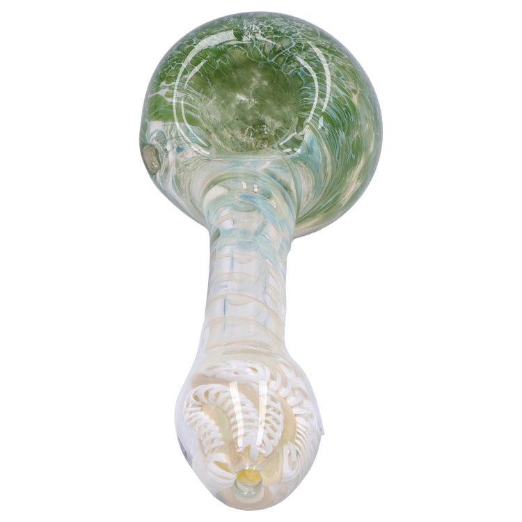 GC Twisting Frit Spoon Pipe - 3 in.